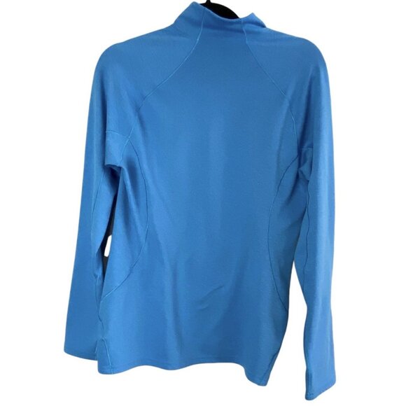 PATAGONIA Women Capilene 3 Base Layer Shirt Sz M Blue 1/2 Zip Polartec 68-33 - Picture 3 of 10